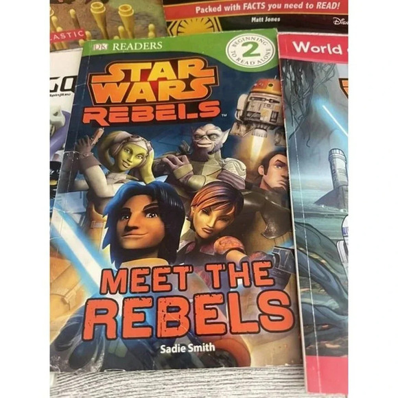 Lot Of 5 Books Lego Star Wars Incredibles Steps 1-3 DK Readers World Of Reading - Picture 4 of 7